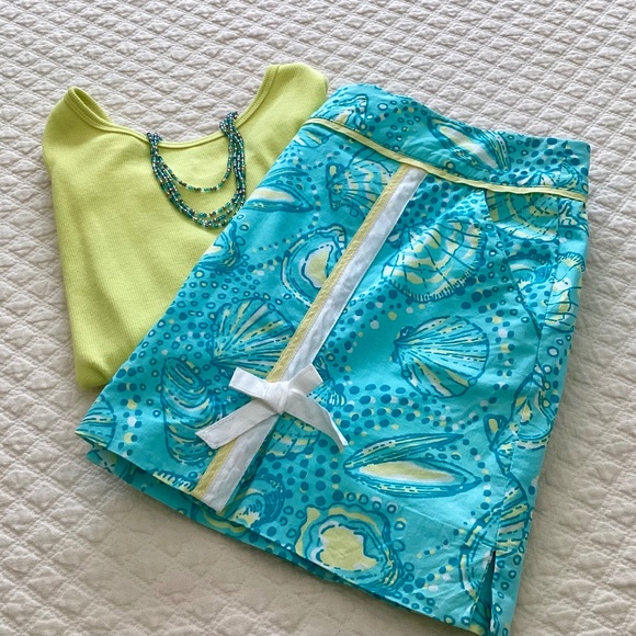 Lilly Pulitzer Toss Up Clam Jam Skort - Picture 1 of 10